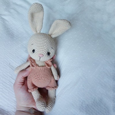 Kit doudou lapin au crochet - Rico Design