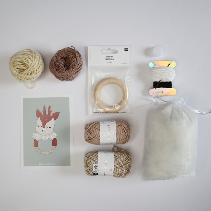 Kit Crochet Hochet Charlie le faon