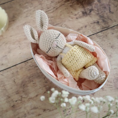 Mini Coton le lapin Jaune -...