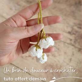 Un brin de muguet au crochet

> Nouveau tuto offert

J’ai créé ce petit brin de douceur à crocheter,
un projet rapide et tout en douceur.

Je vous offre le tuto gratuitement demain soir
dans ma newsletter 💌

Pensez à vous inscrire pour ne pas le manquer (lien en bio).

#pensebonheur #crochet #patrongratuit #freepattern #muguet